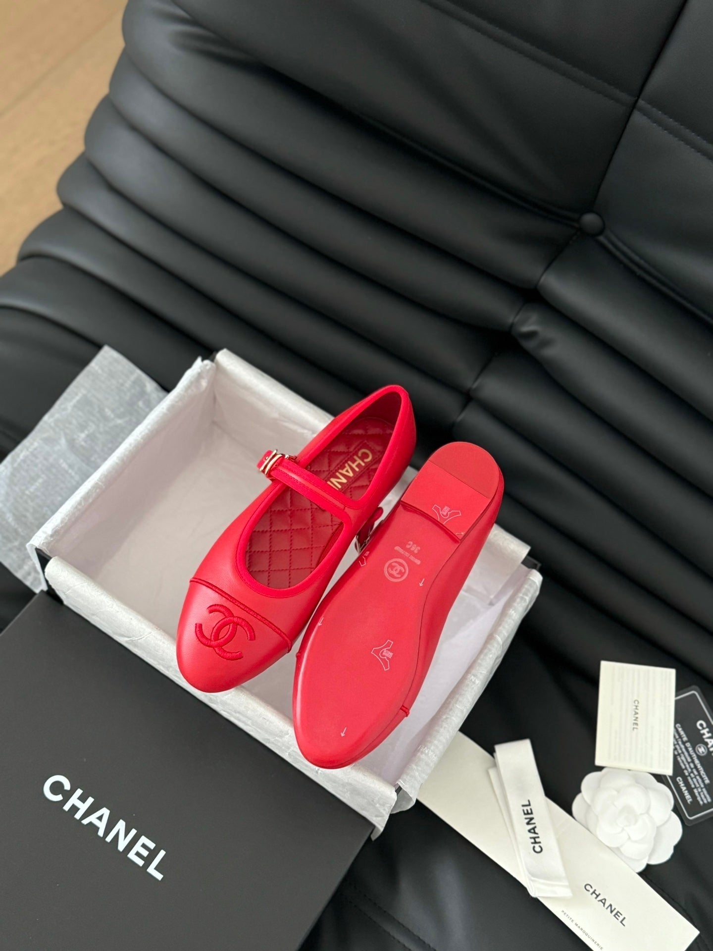 MARY JANE SHOES IN ROSE RED LAMBSKIN - 35