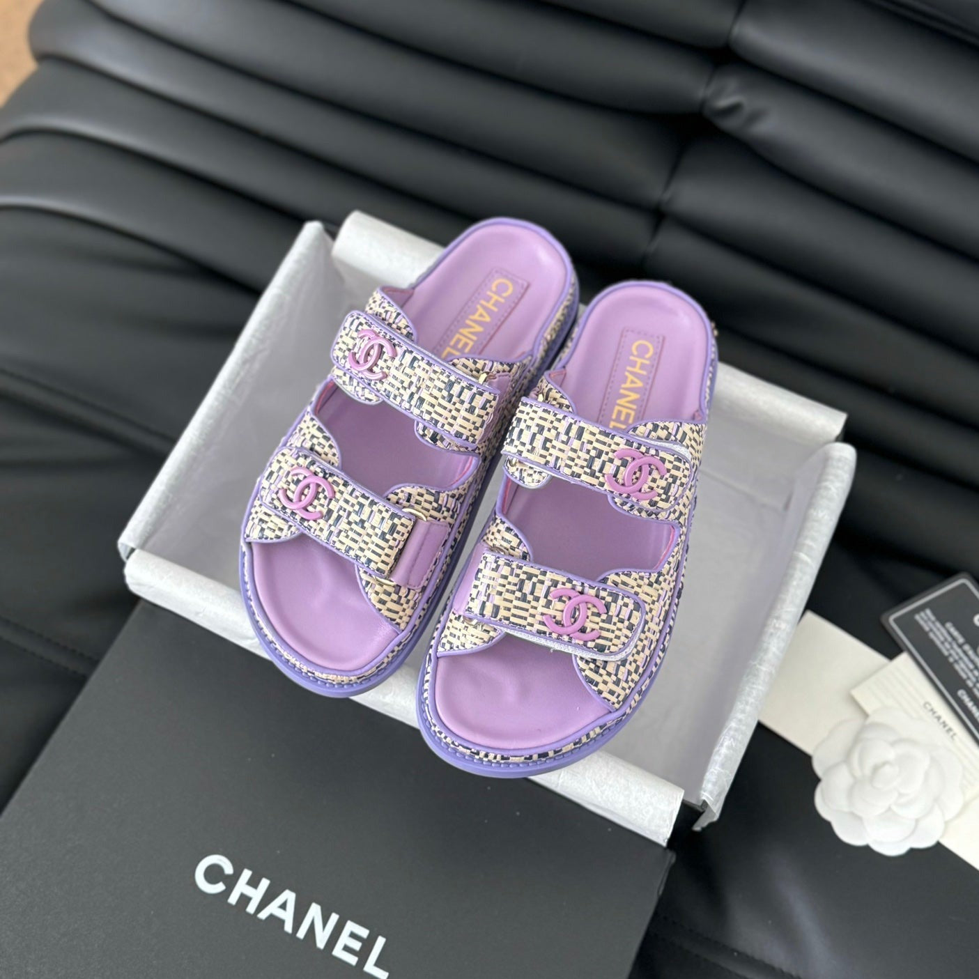 Mule Sanndals Sheepskin  Heather Purple - 35