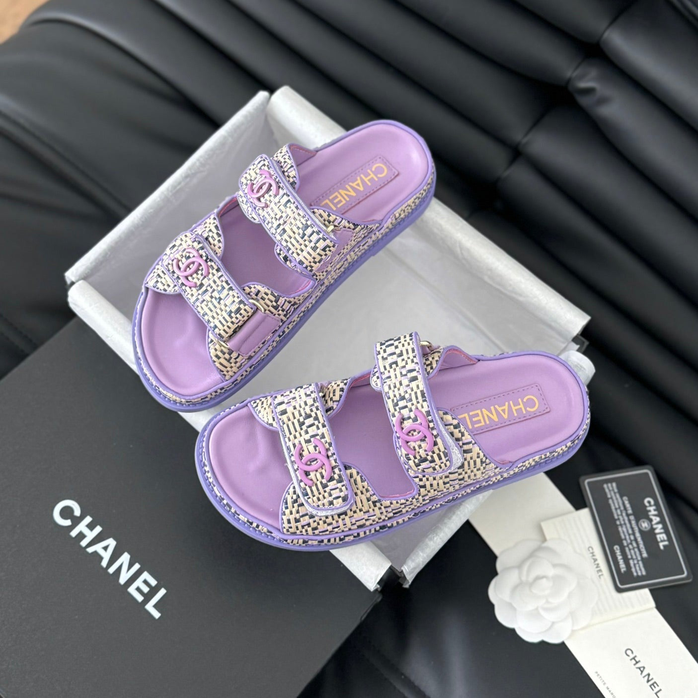 Mule Sanndals Sheepskin  Heather Purple - 35