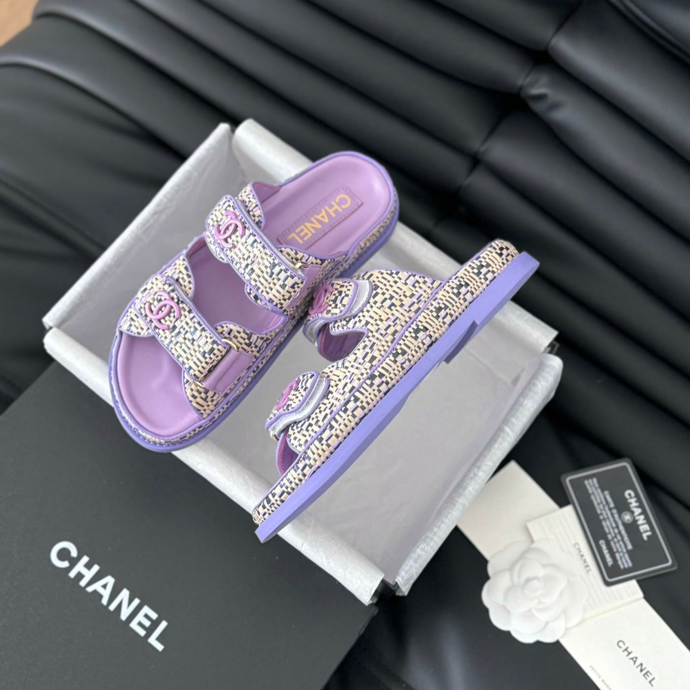 Mule Sanndals Sheepskin  Heather Purple - 35