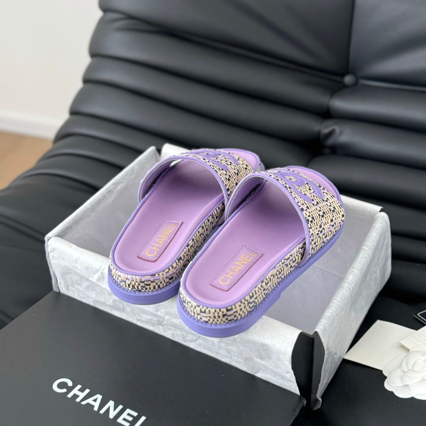 Slippers Sheepskin  Heather Purple - 35