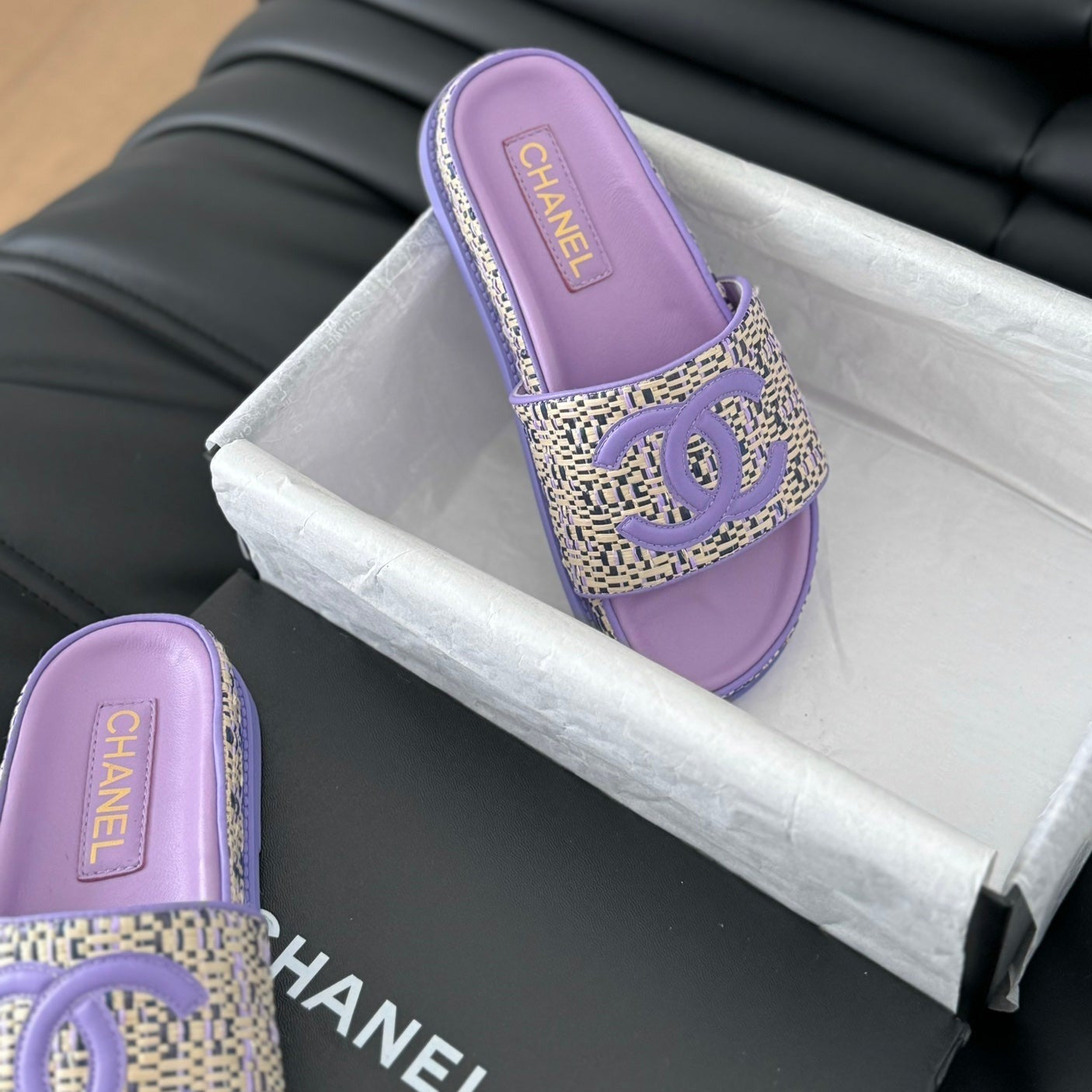 Slippers Sheepskin  Heather Purple - 35