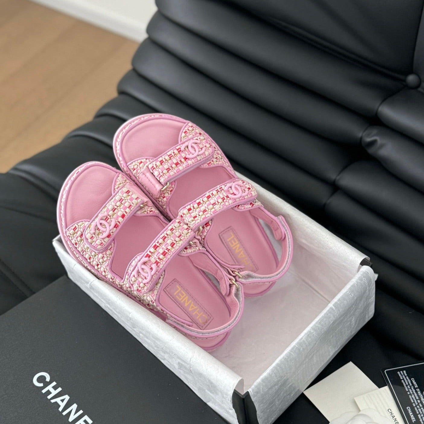 Dad Sandals Sheepskin Light Pink - 35