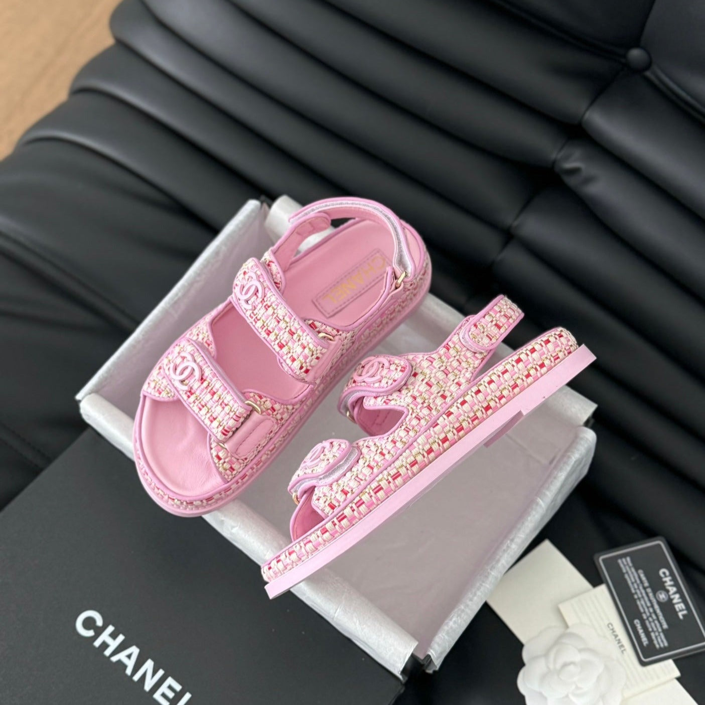 Dad Sandals Sheepskin Light Pink - 35