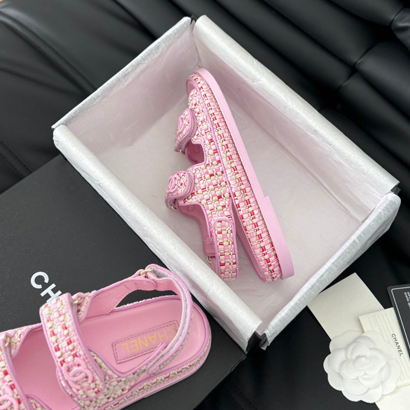 Dad Sandals Sheepskin Light Pink - 35