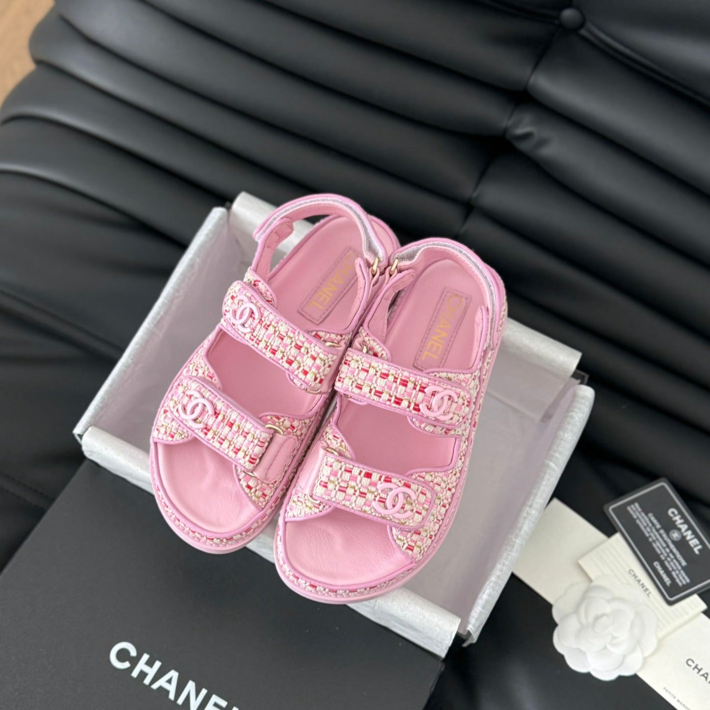 Dad Sandals Sheepskin Light Pink - 35