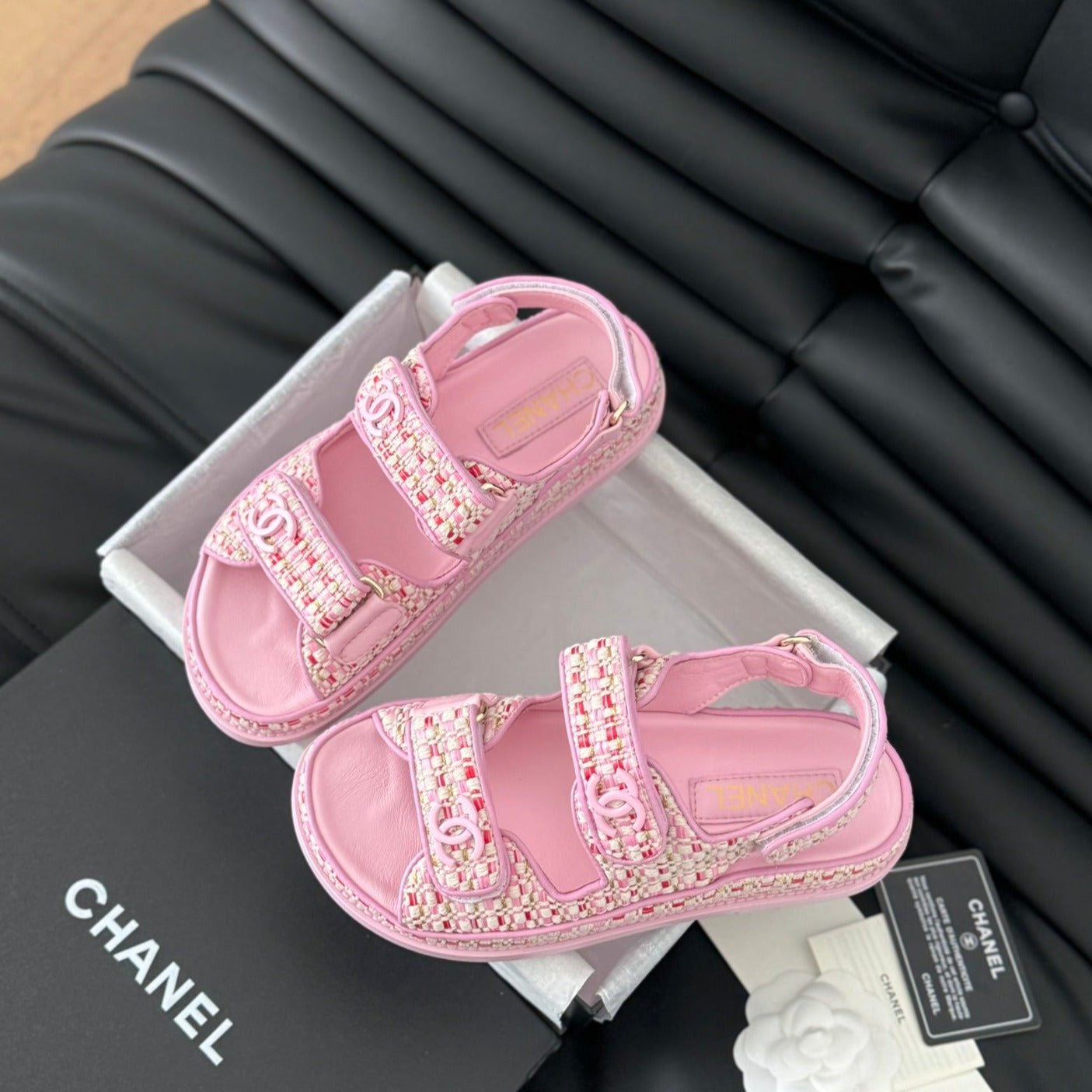 Dad Sandals Sheepskin Light Pink - 35
