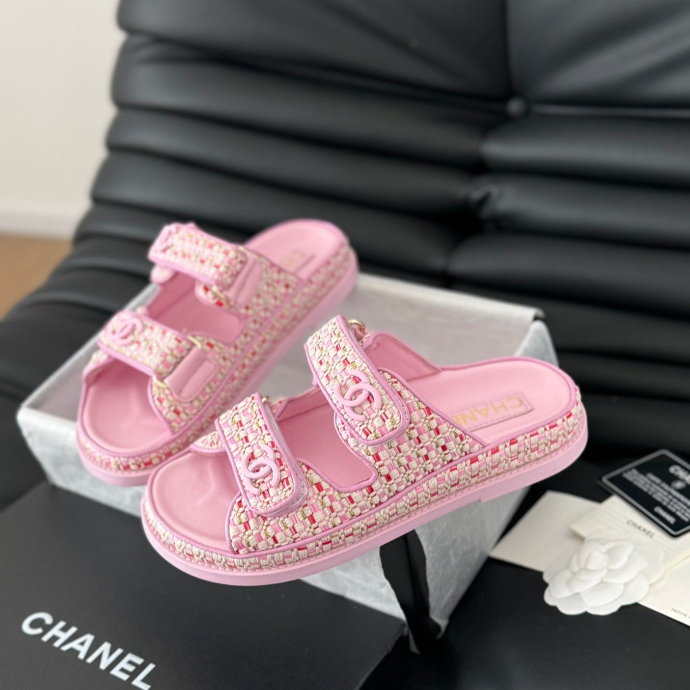 Mule Sandals Sheepskin Light Pink - 35