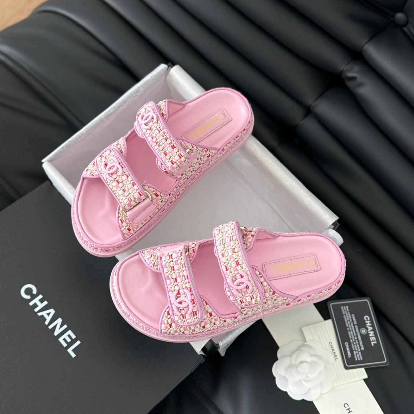 Mule Sandals Sheepskin Light Pink - 35