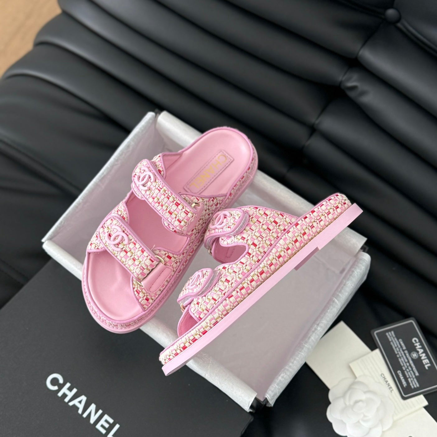 Mule Sandals Sheepskin Light Pink - 35