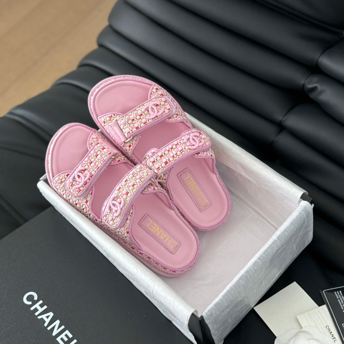 Mule Sandals Sheepskin Light Pink - 35
