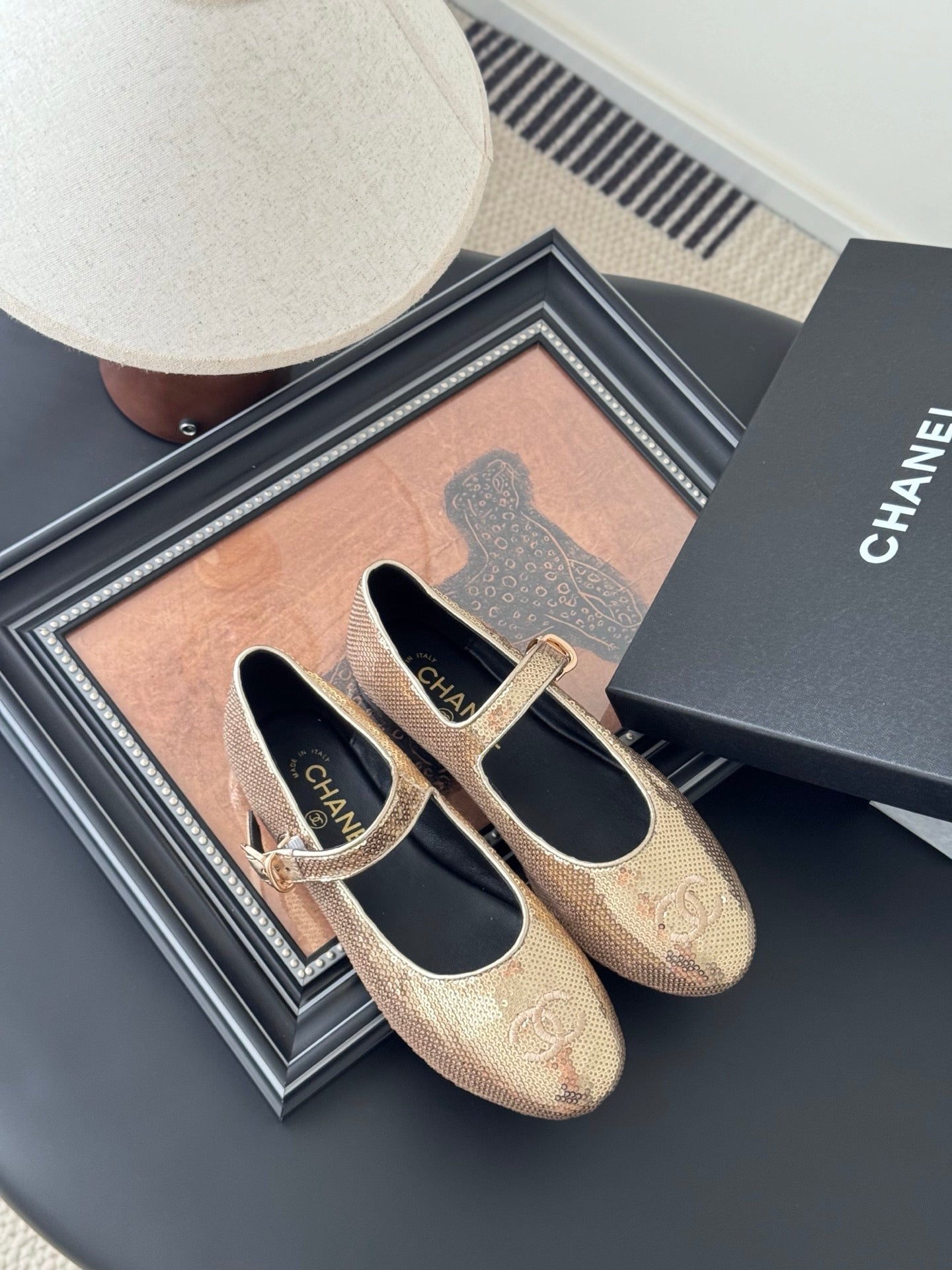 BALLET IN GLITTER GOLDEN SEQUINS - 35