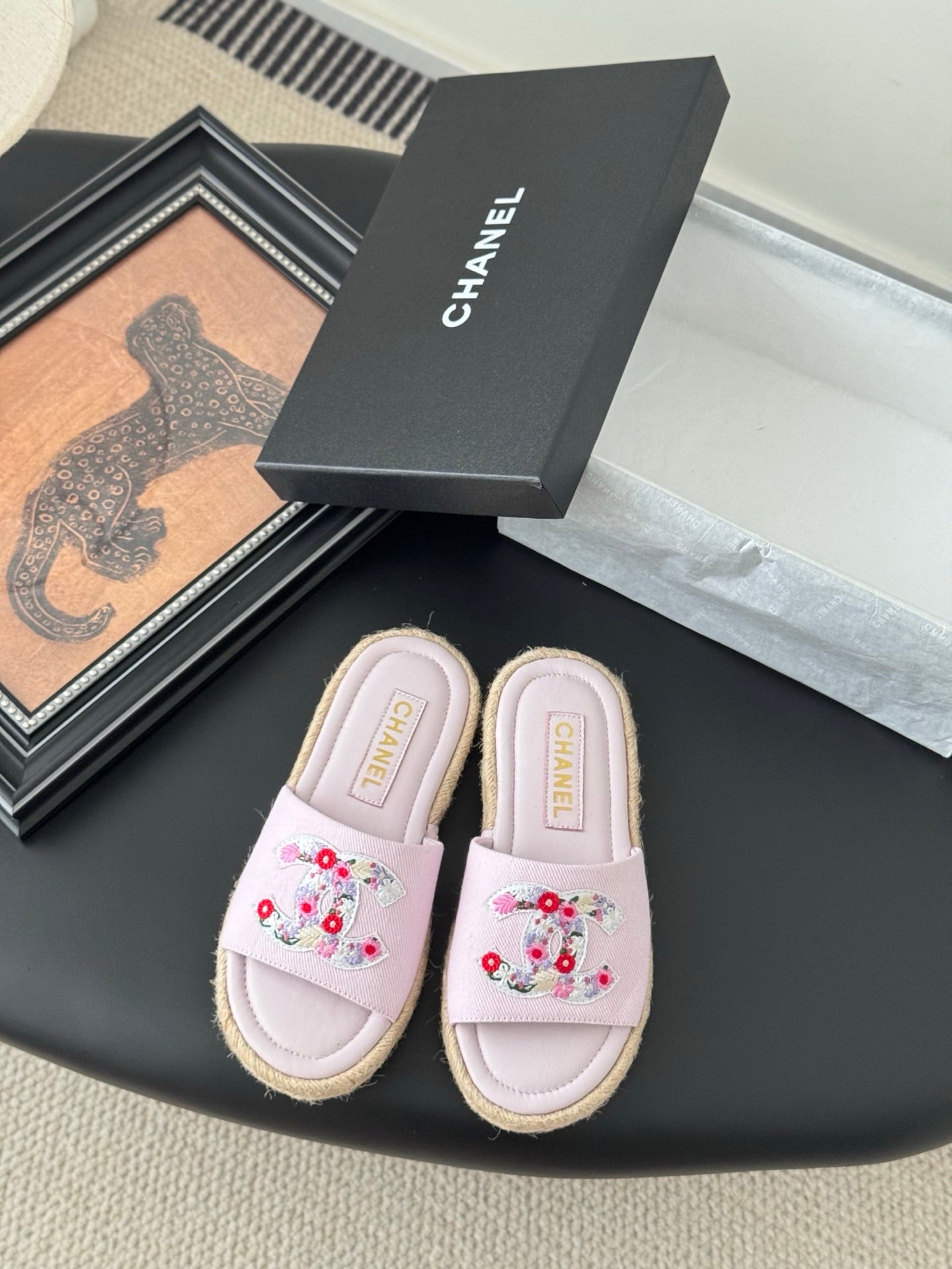 SLIPPERS IN LIGHT PINK SHEEPSKIN MIX FABRIC AND STRAPS BASE - 35