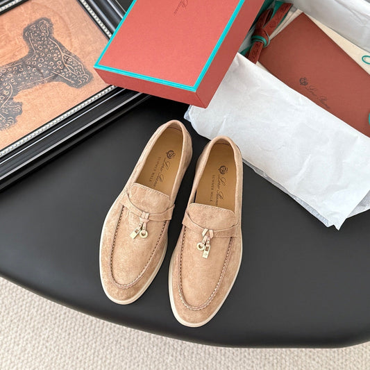 LP SUMMER CHARMS WALK LOAFERS TORTILLA BROWN SUEDE - 35