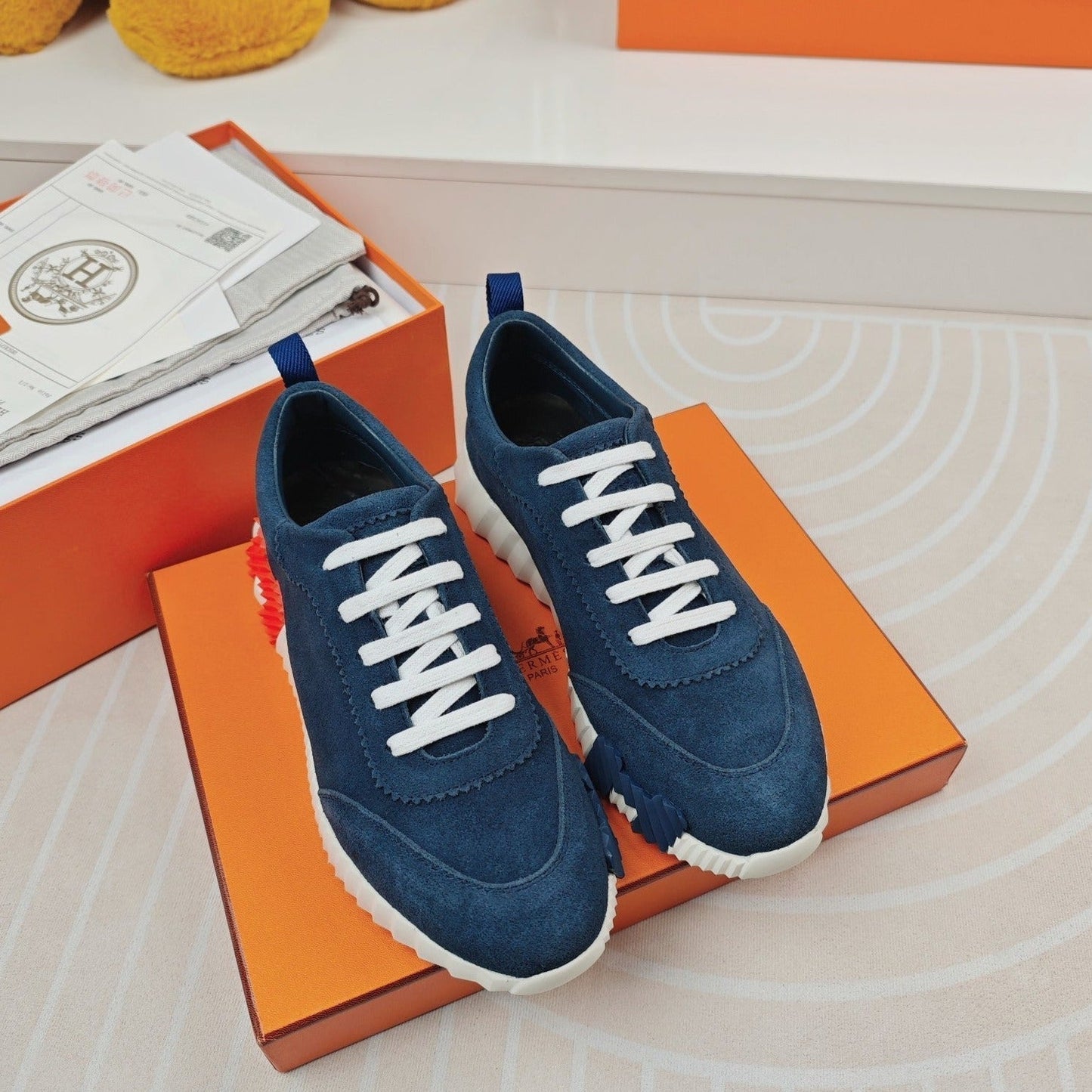 BOUNCING SNEAKERS DENIM CALFSKIN - 35