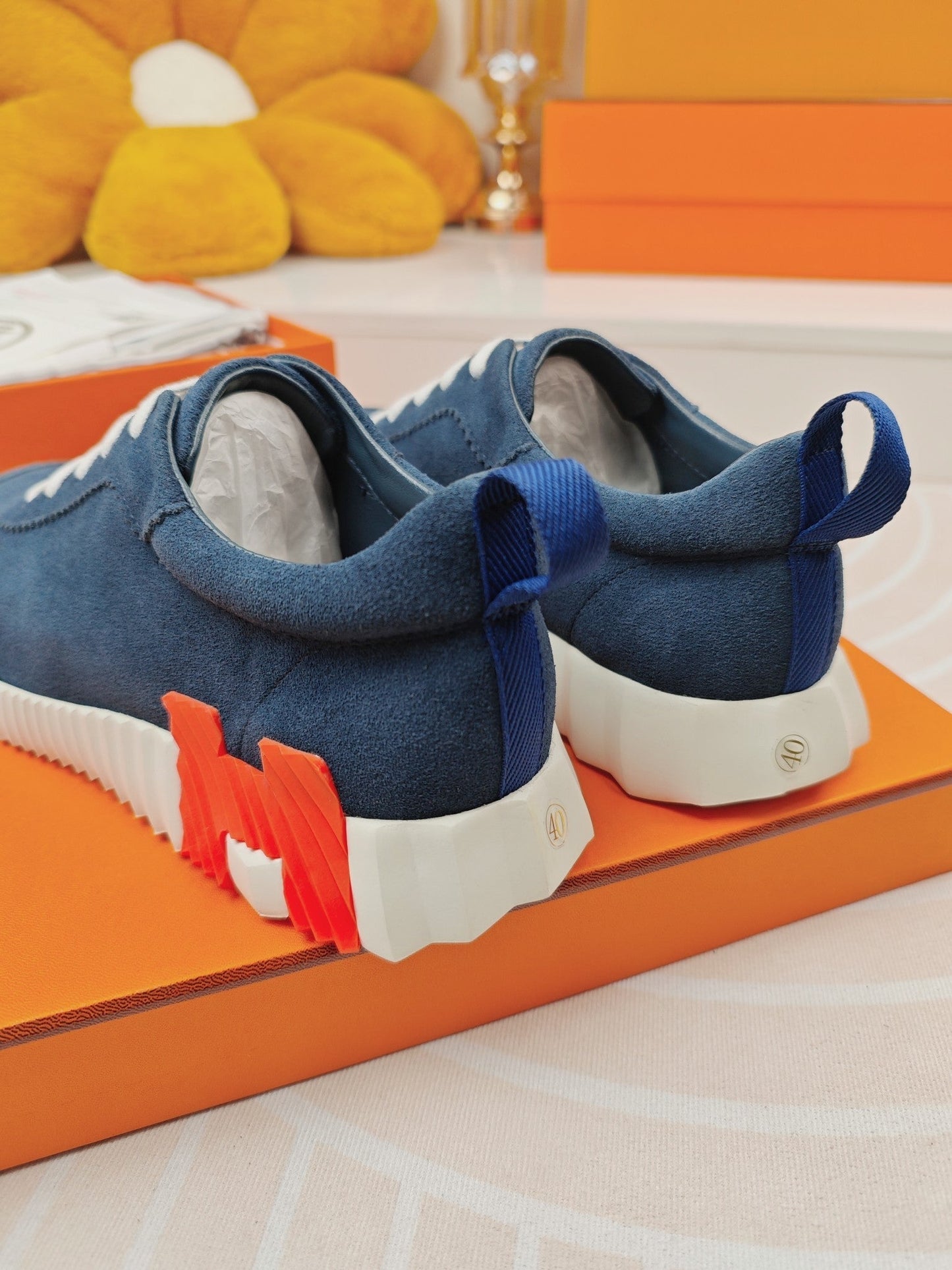 BOUNCING SNEAKERS DENIM CALFSKIN - 35