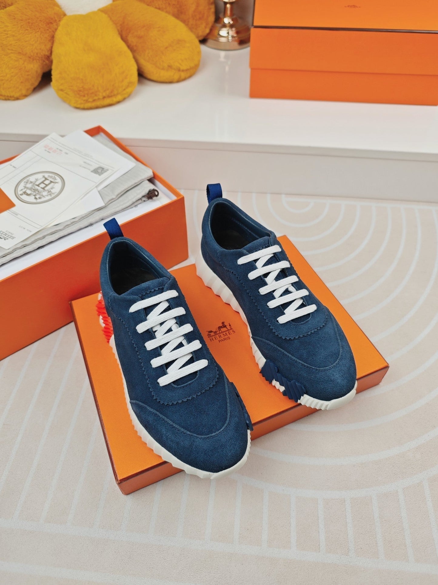 BOUNCING SNEAKERS DENIM CALFSKIN - 35