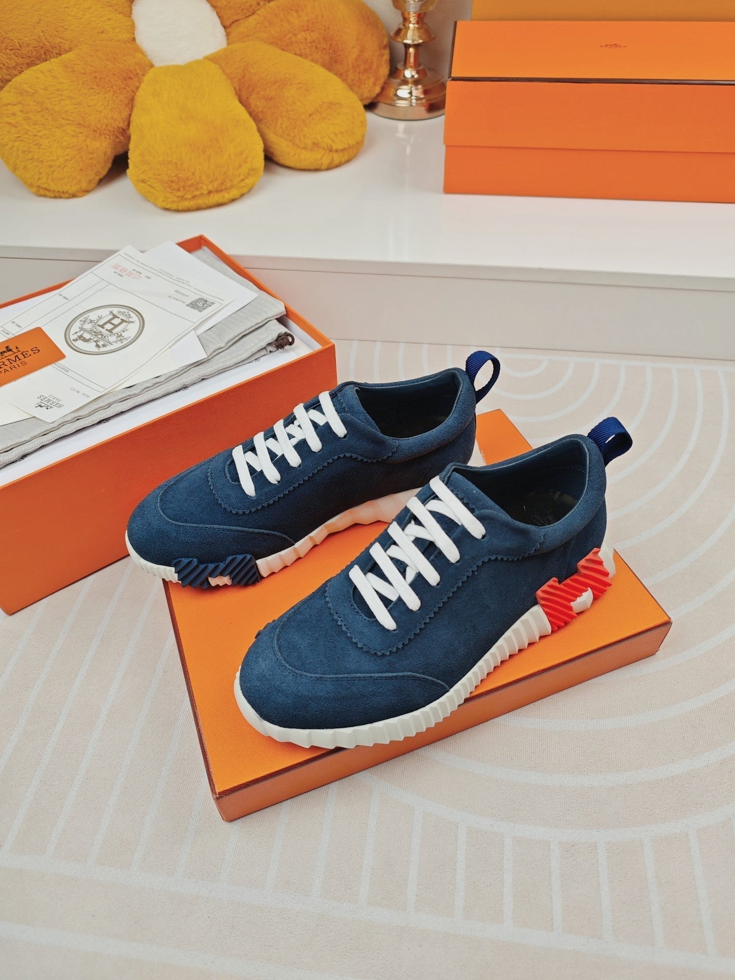 BOUNCING SNEAKERS DENIM CALFSKIN - 35