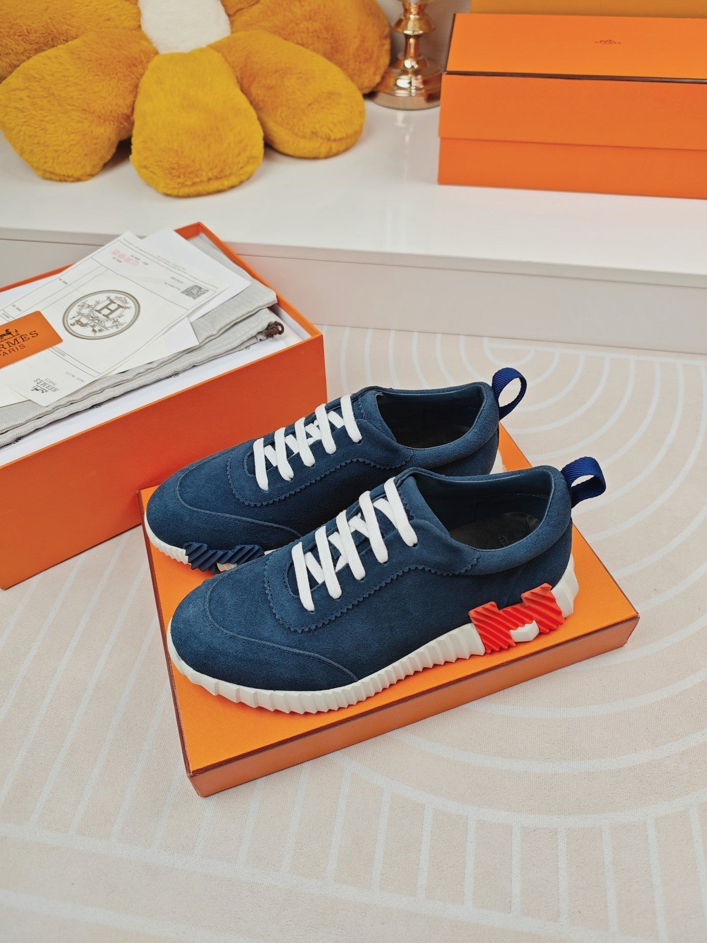 BOUNCING SNEAKERS DENIM CALFSKIN - 35