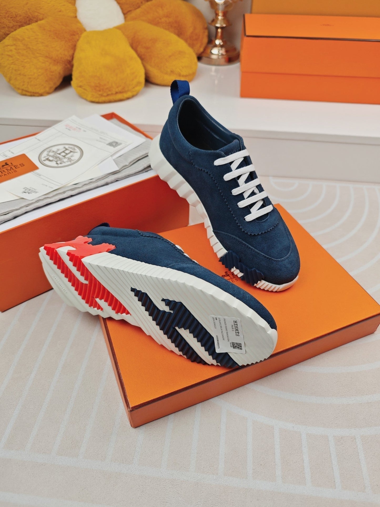 BOUNCING SNEAKERS DENIM CALFSKIN - 35