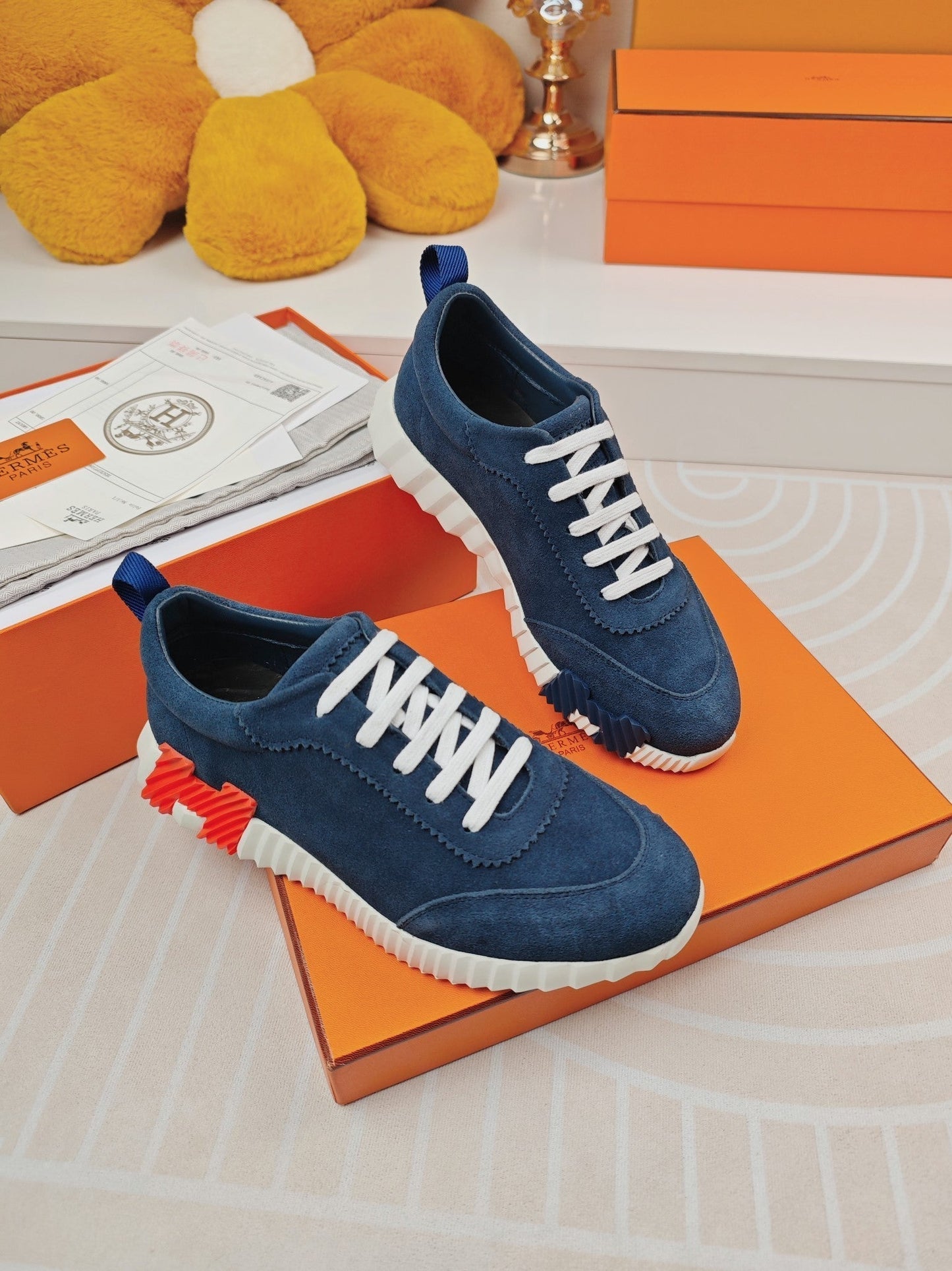 BOUNCING SNEAKERS DENIM CALFSKIN - 35
