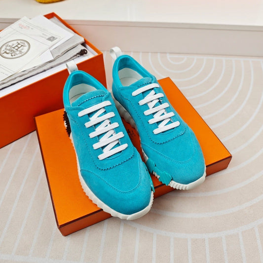 BOUNCING SNEAKERS SKY BLUE CALFSKIN - 35