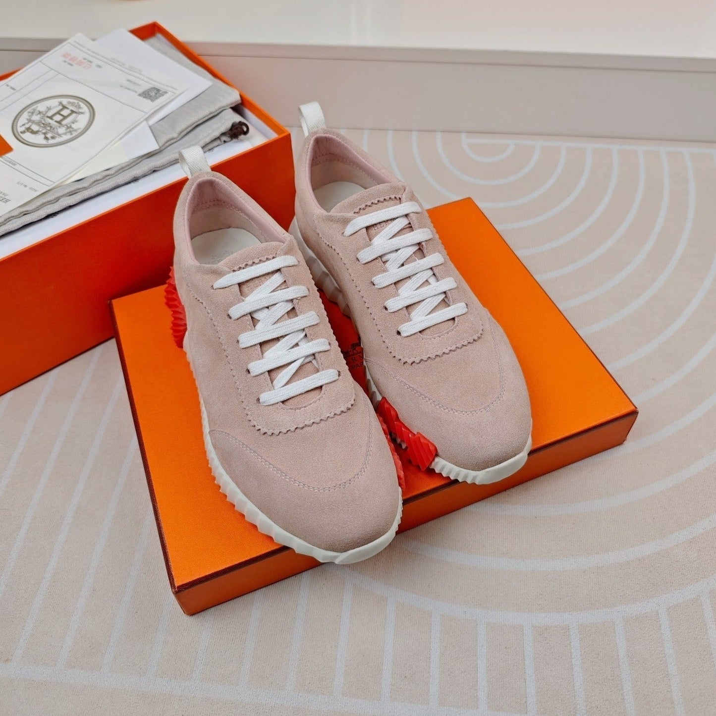 BOUNCING SNEAKERS LACE CALFSKIN - 35