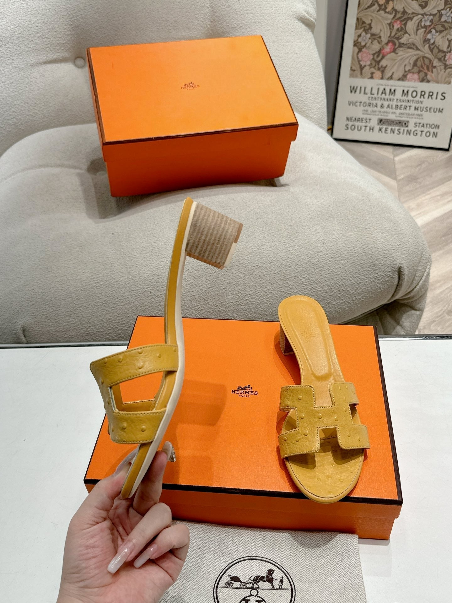 0ASIS SANDAL CARAMEL CALFSKIN SPECIAL - 35