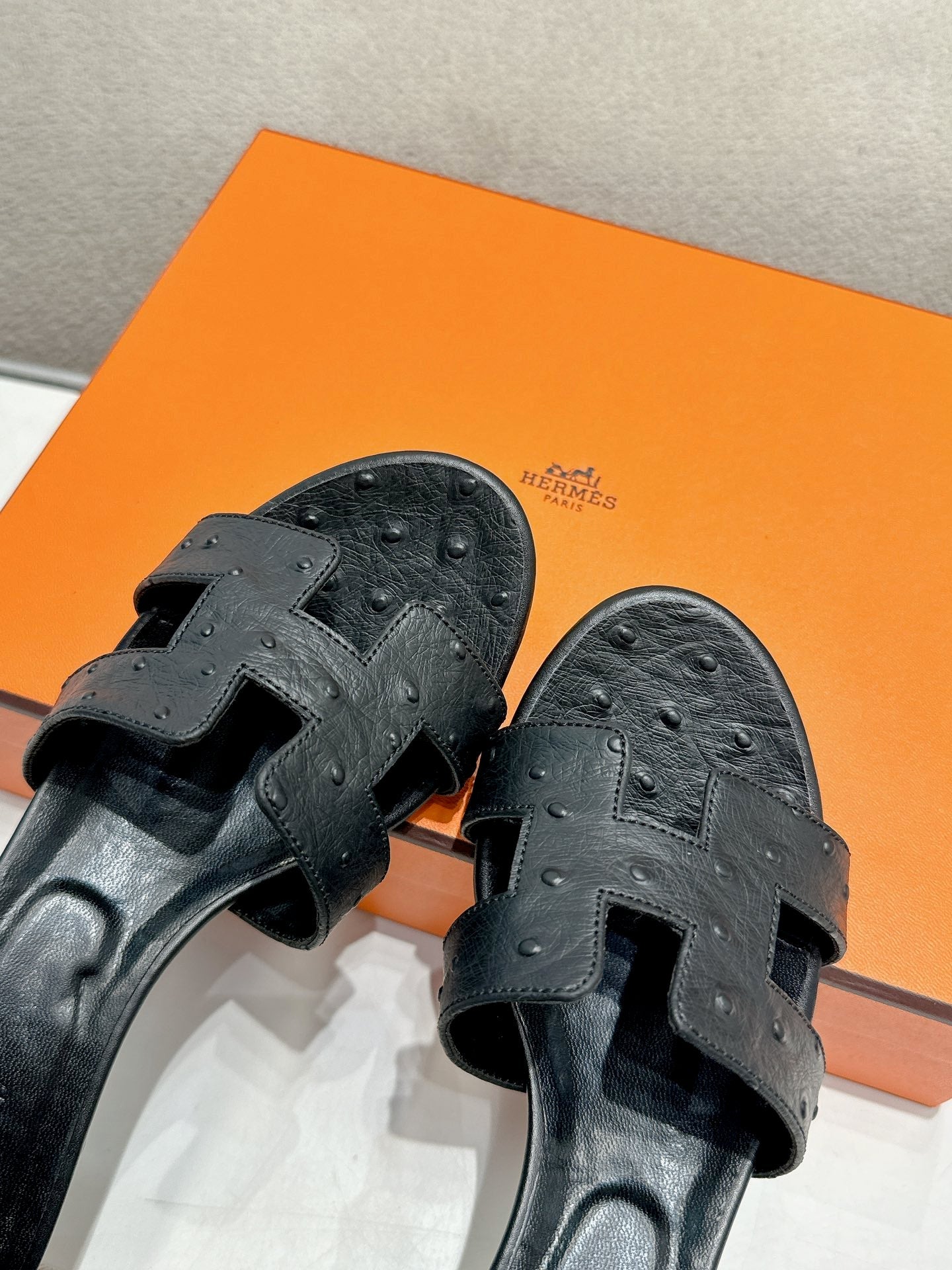 0ASIS SANDAL BLACK CALFSKIN SPECIAL - 35