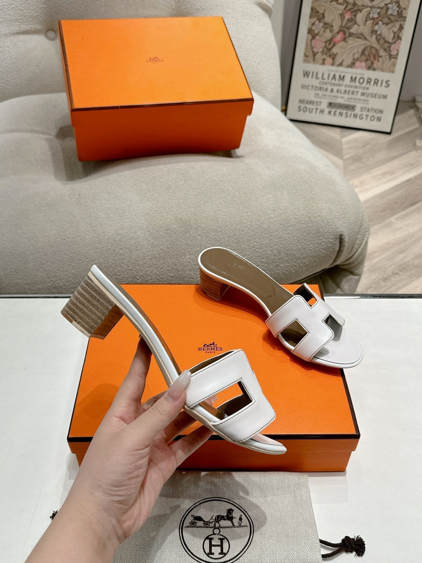 0ASIS SANDAL WHITE MIX BROWN CALFSKIN CLASSIC - 35