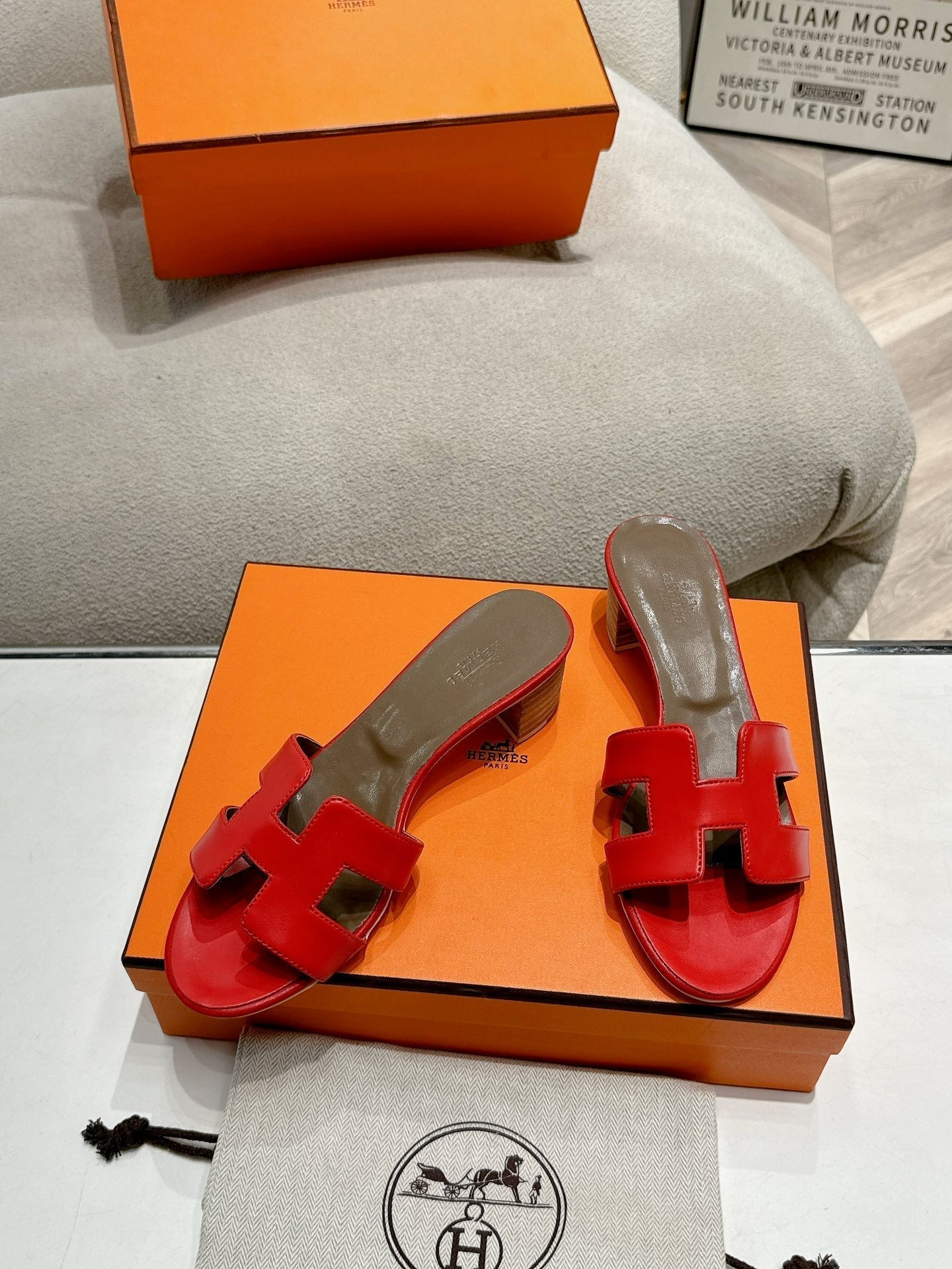 0ASIS SANDAL CRIMSON CALFSKIN CLASSIC - 35