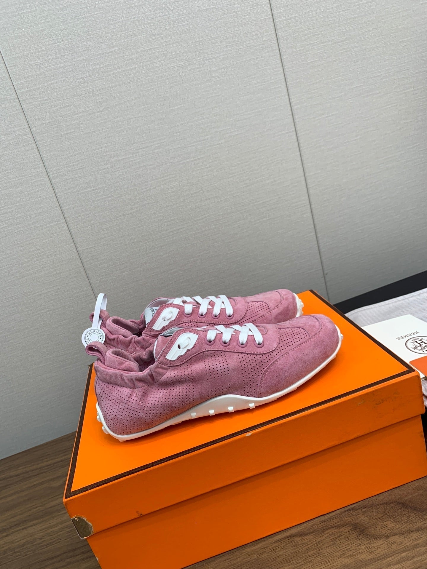 SKATEBOARD SHOES DARK PINK SUEDE - 35