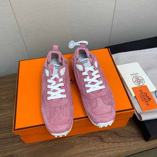 SKATEBOARD SHOES DARK PINK SUEDE - 35