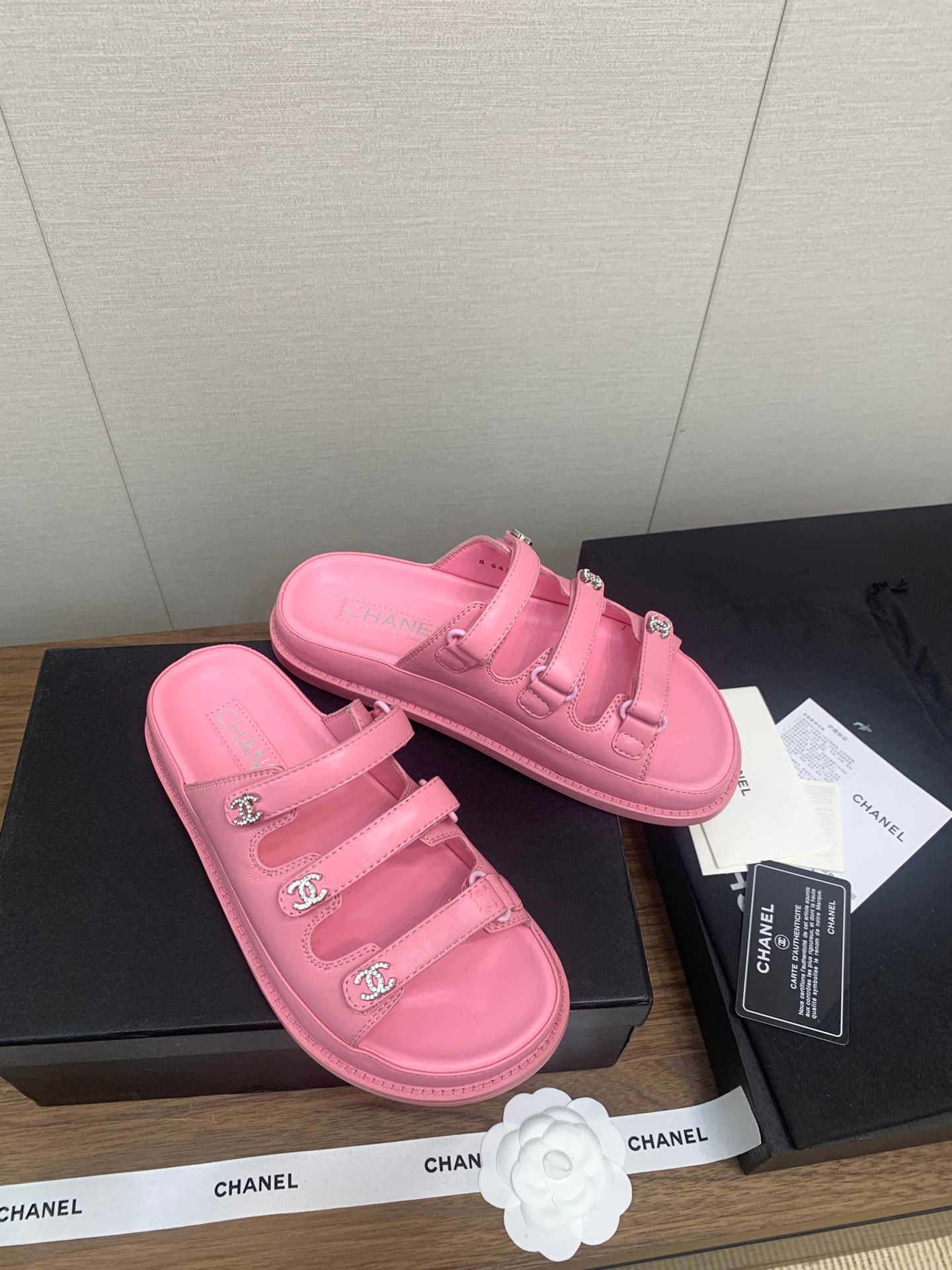 DAD SANDAL IN LIGHT PINK LAMBSKIN MULE - 35