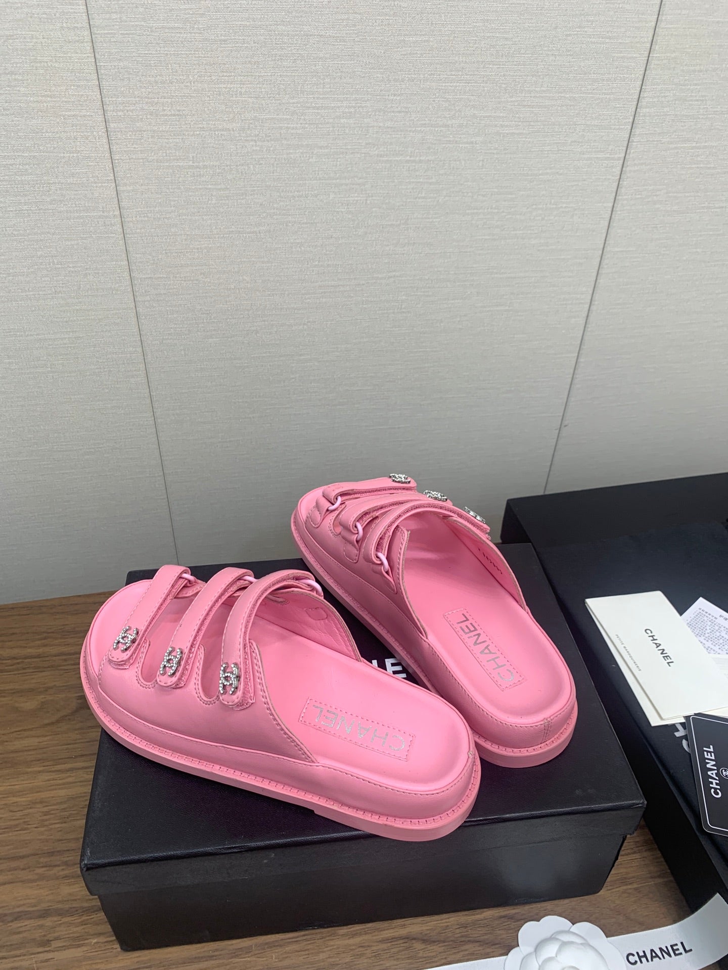 DAD SANDAL IN LIGHT PINK LAMBSKIN MULE - 35