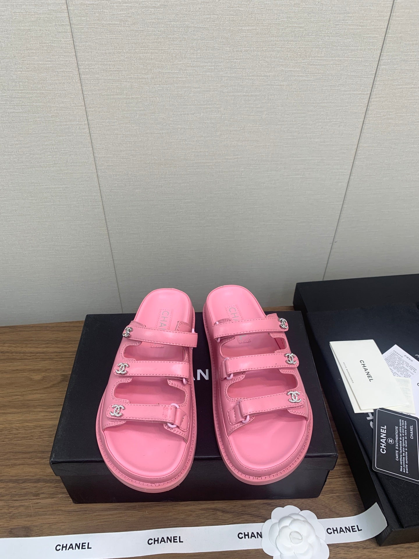 DAD SANDAL IN LIGHT PINK LAMBSKIN MULE - 35
