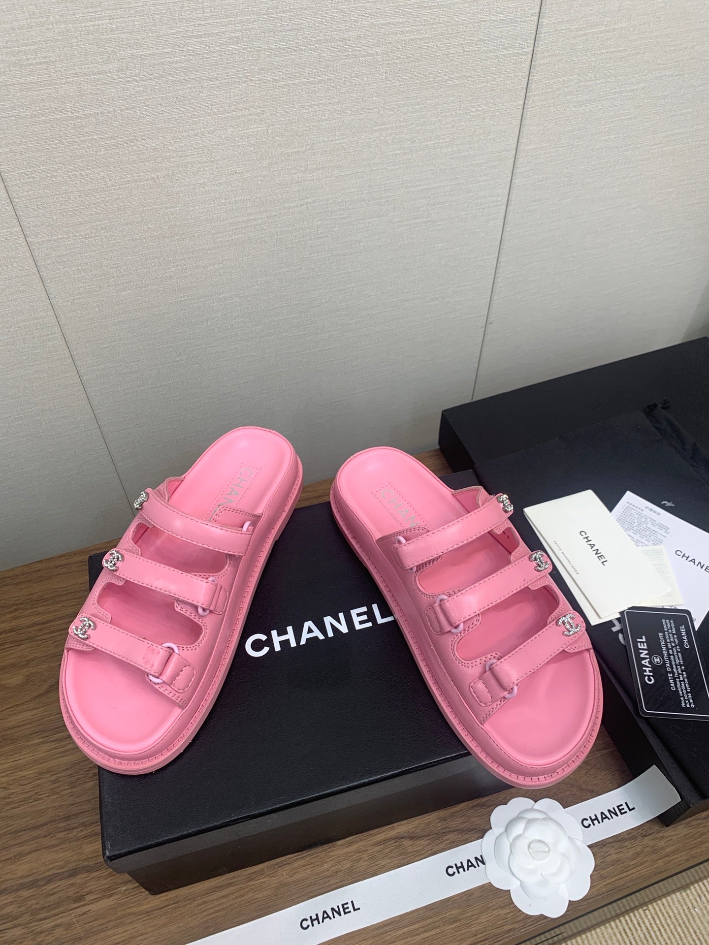 DAD SANDAL IN LIGHT PINK LAMBSKIN MULE - 35