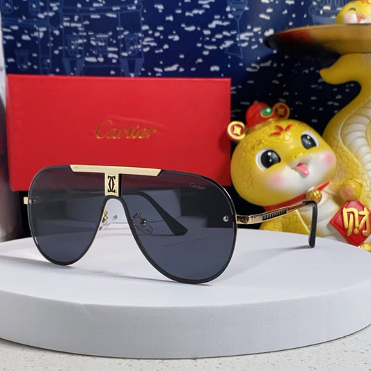 SIGNATURE AVIATOR FRAME SUNGLASSES  563238 IN METAL - Black