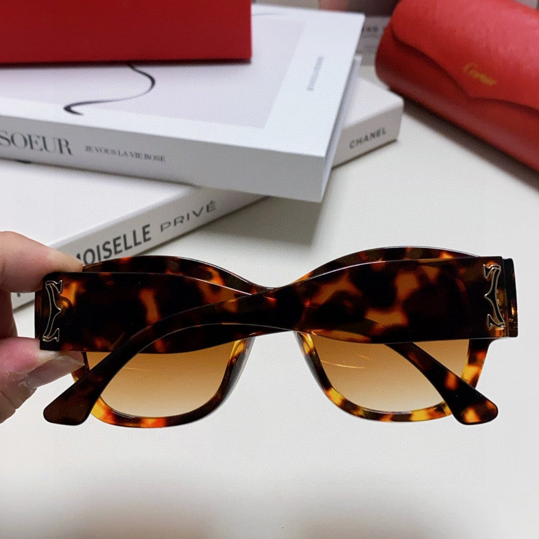 CHUNKY SQUARE FRAME SUNGLASSES 533149 IN ACETATE - Brown