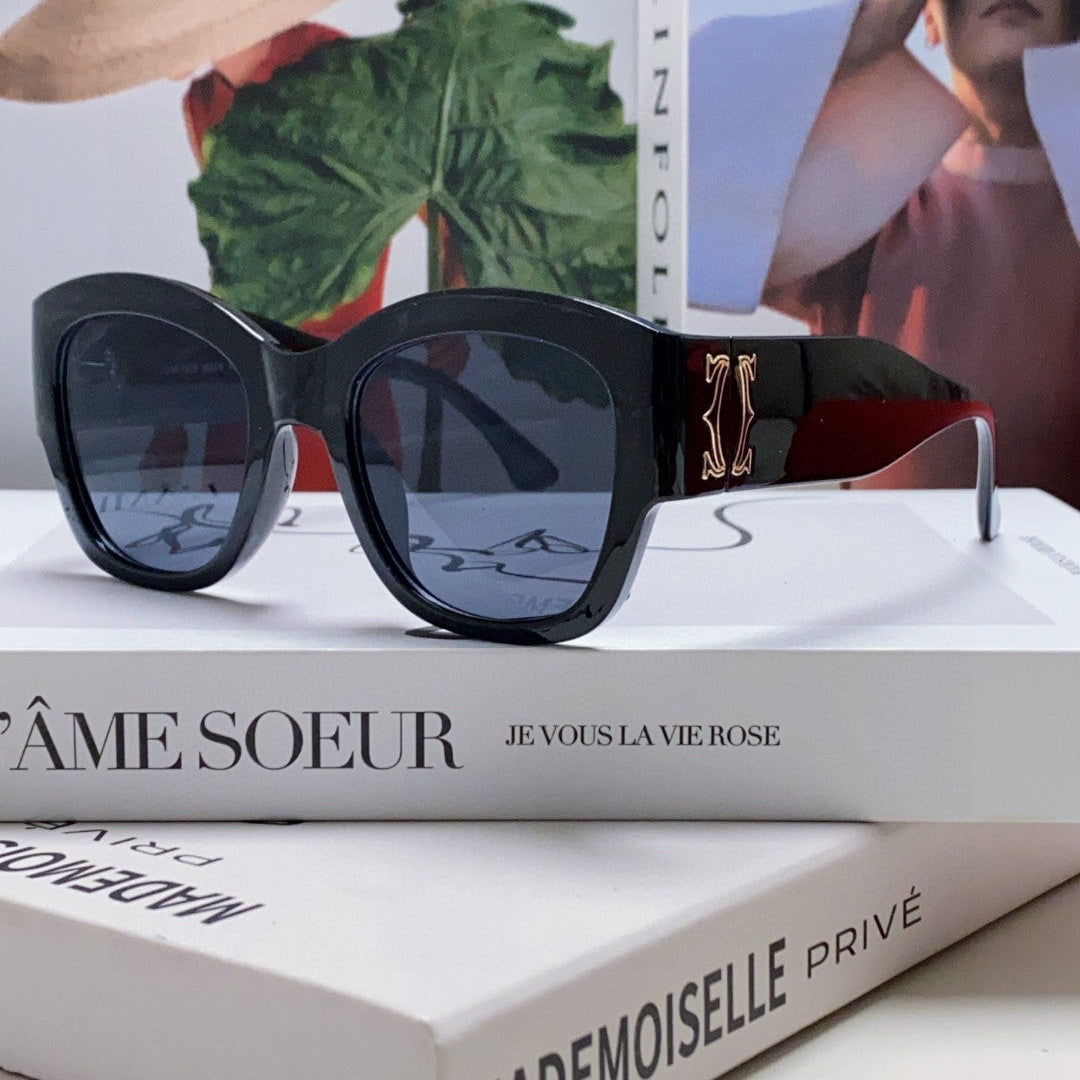 CHUNKY SQUARE FRAME SUNGLASSES 533149 IN ACETATE - Brown
