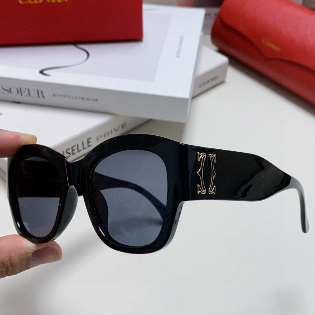 CHUNKY SQUARE FRAME SUNGLASSES 533149 IN ACETATE - Brown