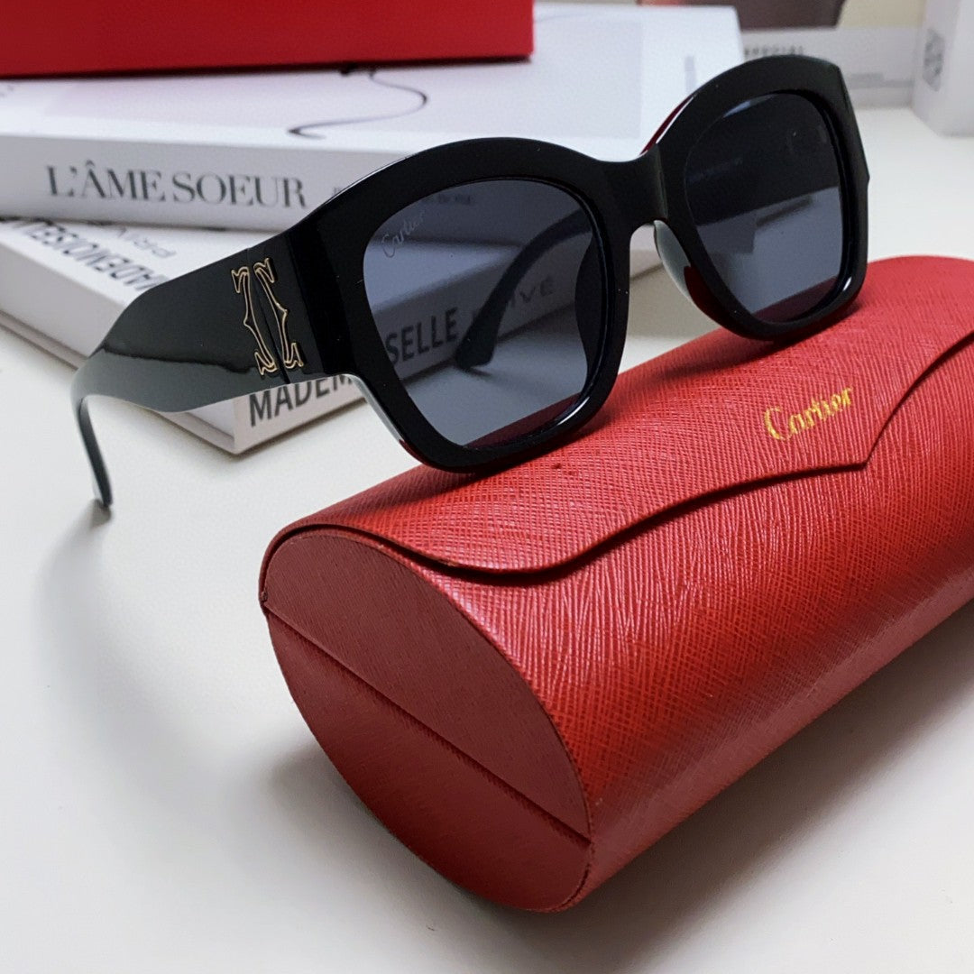 CHUNKY SQUARE FRAME SUNGLASSES 533149 IN ACETATE - Brown