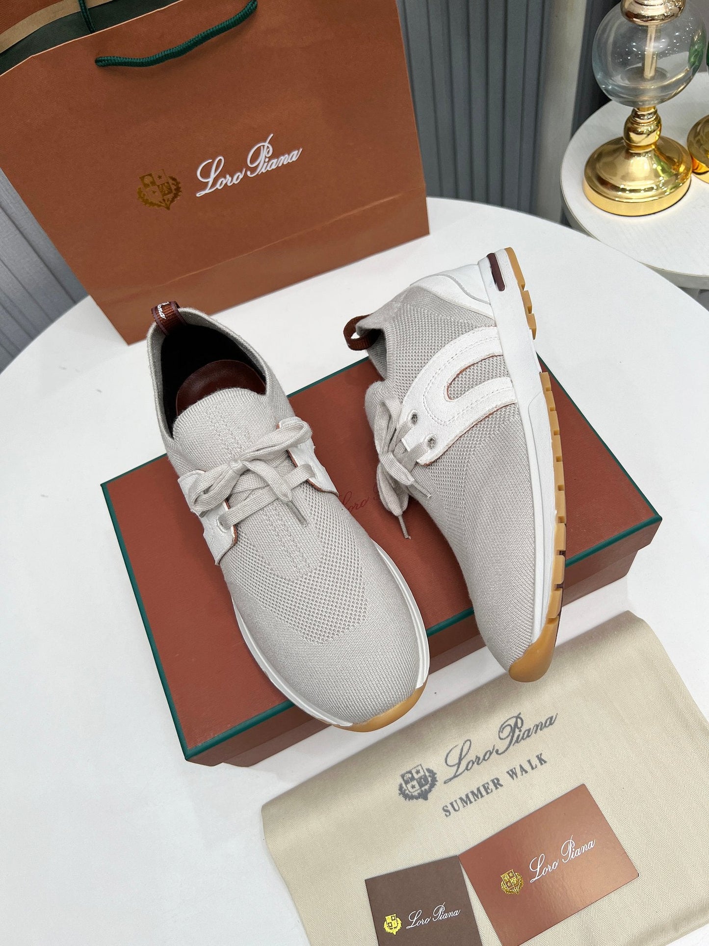 LP 360 FLEXY WALK SNEAKER LIGHT GRAY FABRICS - 35