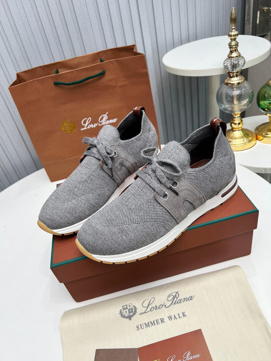 LP 360 КРОСІВКИ FLEXY WALK СІРІ ТКАНИНИ - 35