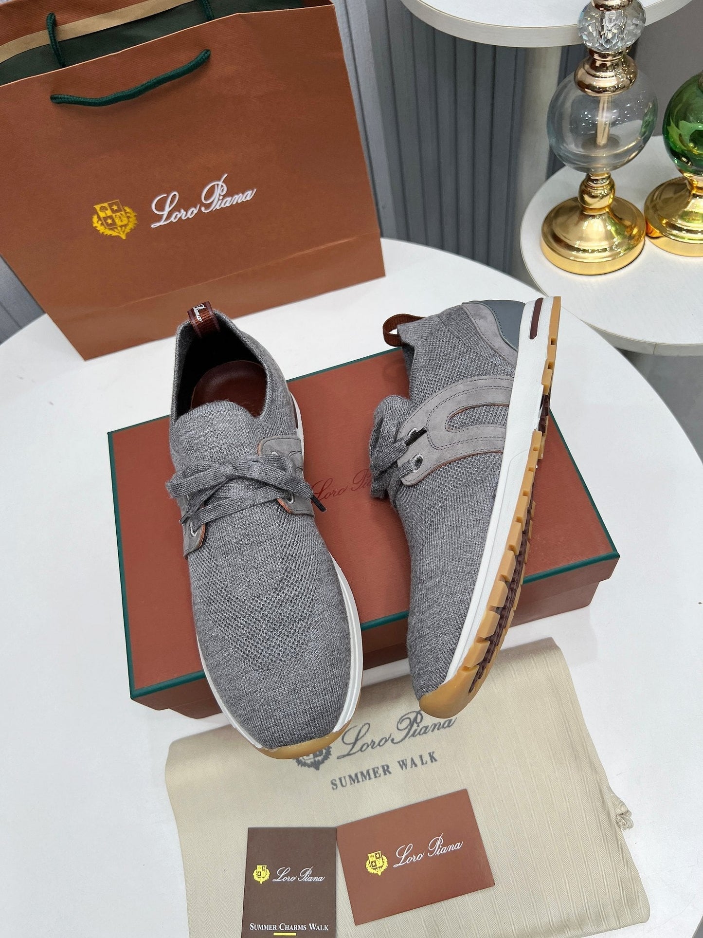 LP 360 FLEXY WALK SNEAKER GRAY FABRICS - 35