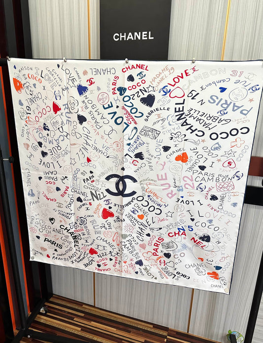 ШАРФ CHANEL 25S 90 ШОВК 738420