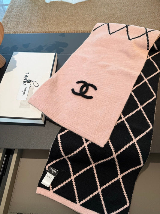CHANEL 25S ШАРФ 180 СМ З ВОВНИ ТА КАШМІРУ 943030