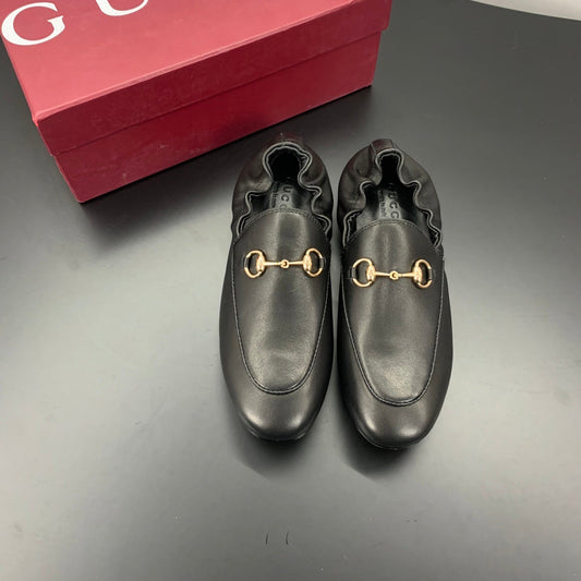 ЛОФЕРИ GUCCI 26S З ЧОРНОЇ ТЕЛЯЧОЇ ШКІРИ