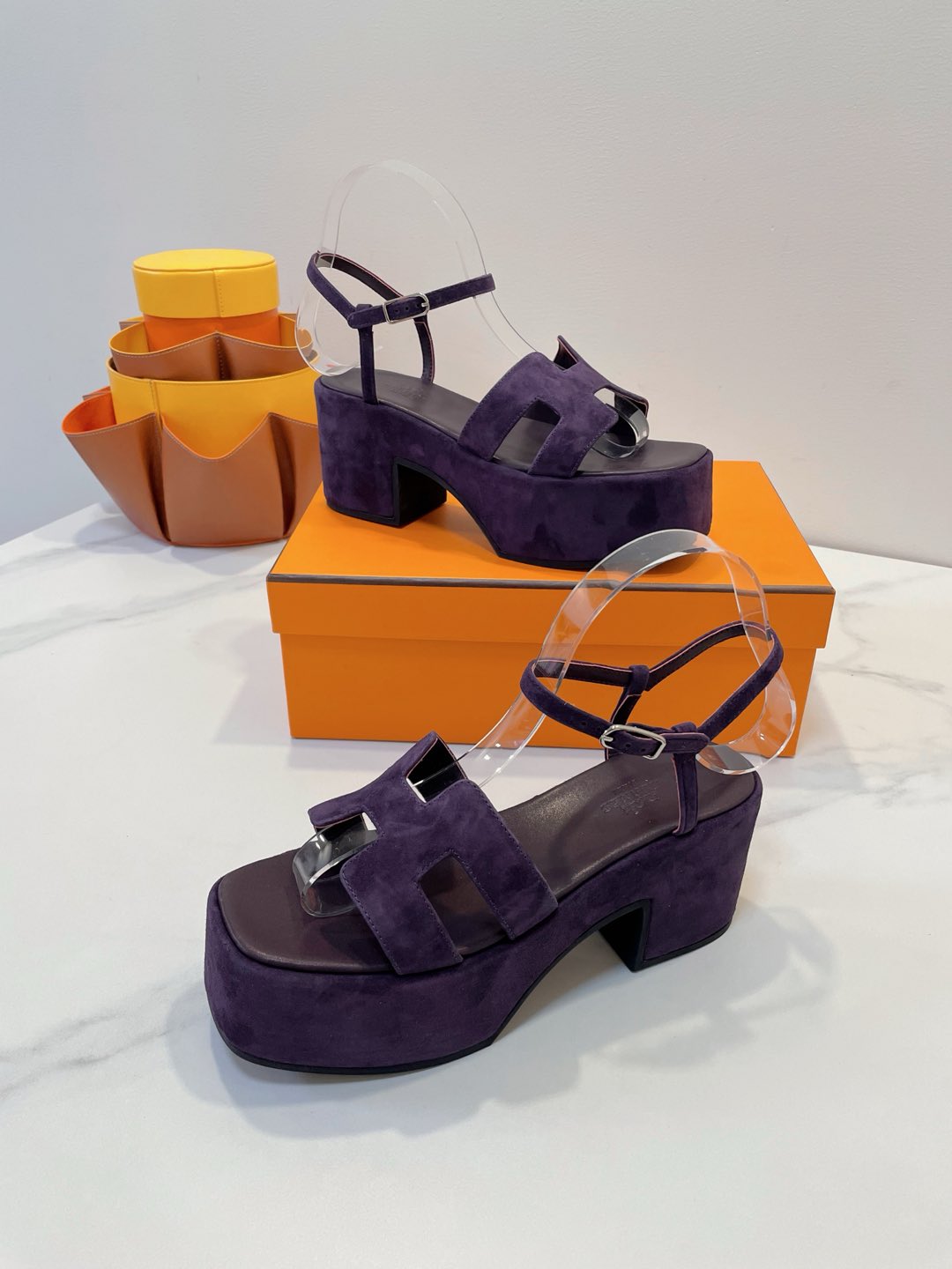 JAM 30 SANDAL IN VIOLET SUEDE - 35