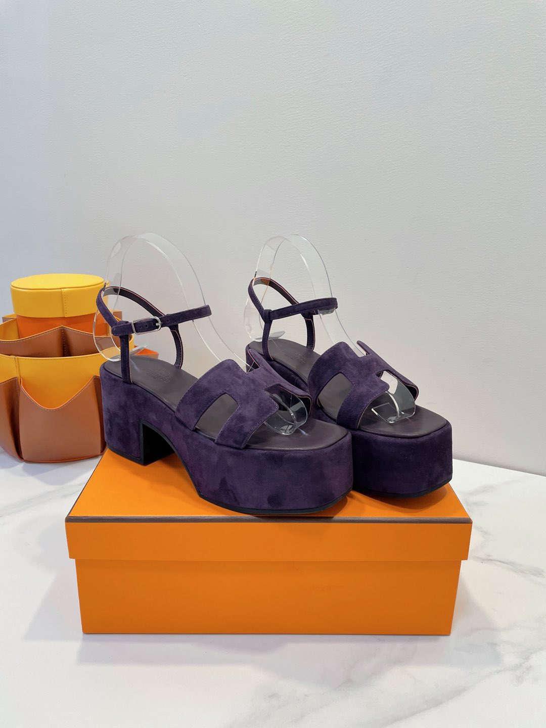 JAM 30 SANDAL IN VIOLET SUEDE - 35